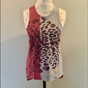 Adidas by Stella McCartney Burgundy Grey Tank S